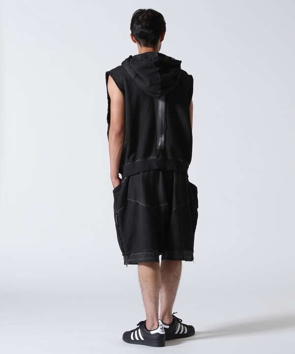 WHITELAND/ホワイトランド/ZIP UP HOODED VEST