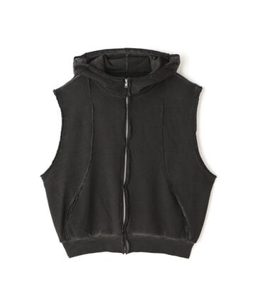 WHITELAND/ホワイトランド/ZIP UP HOODED VEST