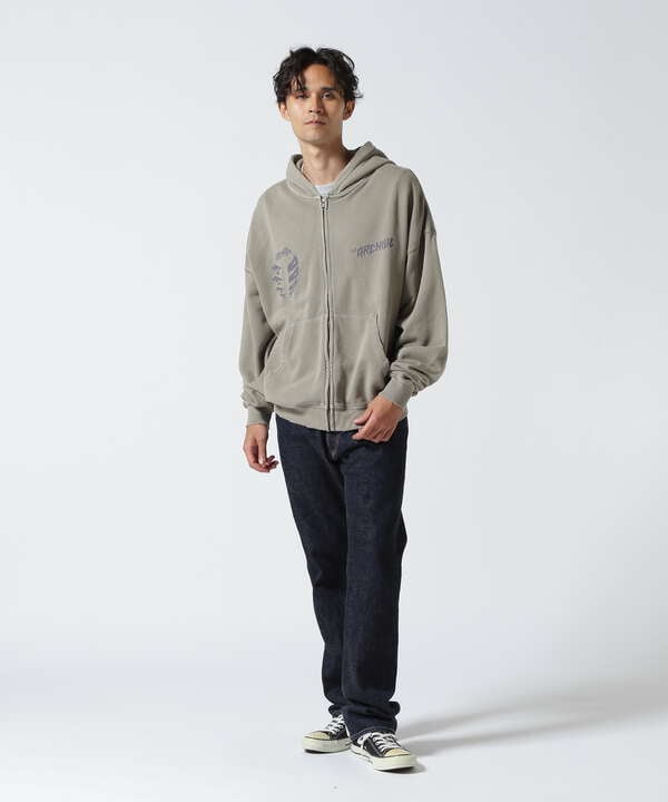 DankeSchon/ダンケシェーン/PIGMENT SWEAT ZIP HOODIE EYES