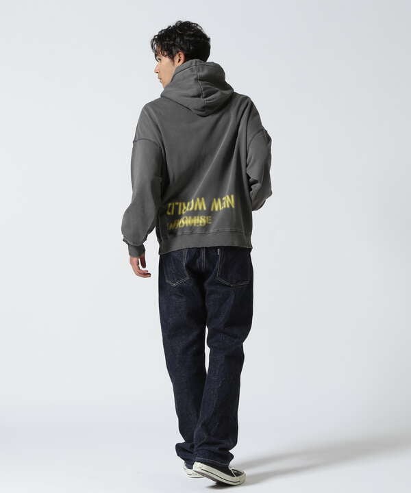 DankeSchon/ダンケシェーン/PIGMENT SWEAT HOODIE STENCIL