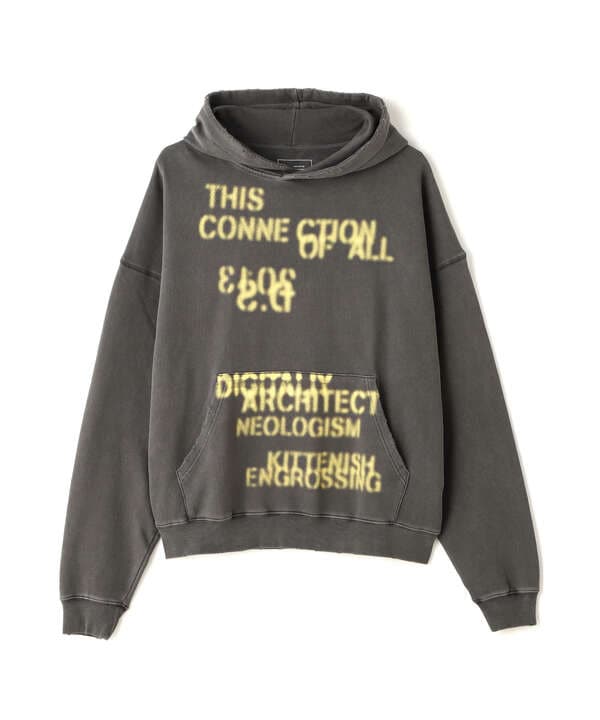 DankeSchon/ダンケシェーン/PIGMENT SWEAT HOODIE STENCIL