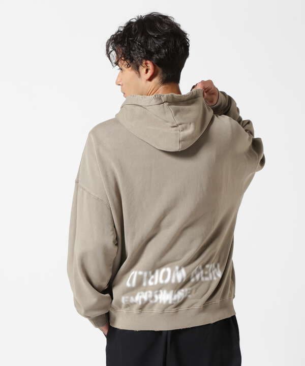 DankeSchon/ダンケシェーン/PIGMENT SWEAT HOODIE STENCIL