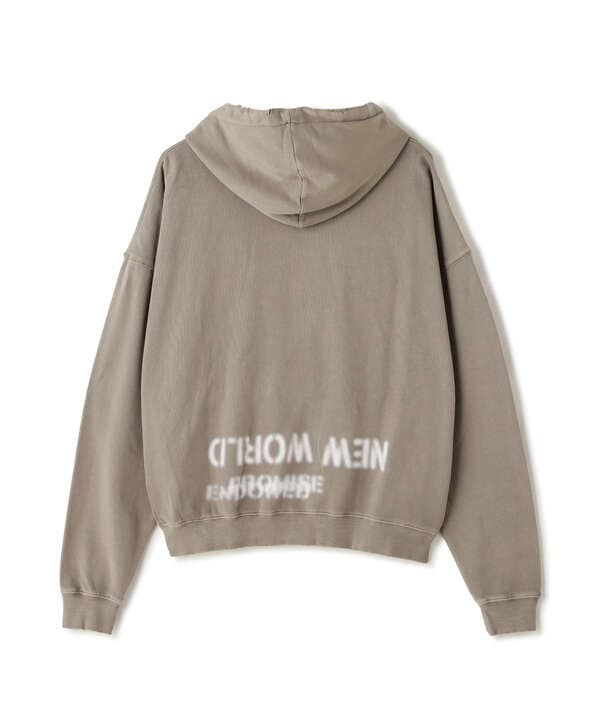 DankeSchon/ダンケシェーン/PIGMENT SWEAT HOODIE STENCIL