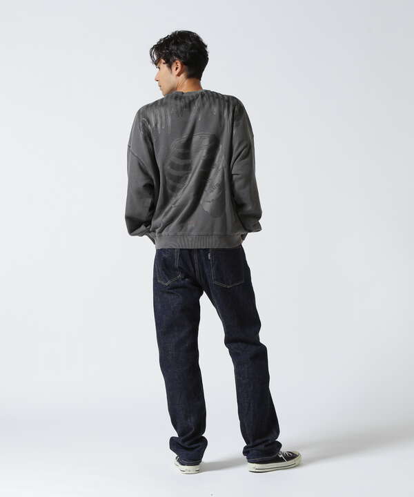 DankeSchon/ダンケシェーン/PIGMENT SWEAT CREWNECK BORN