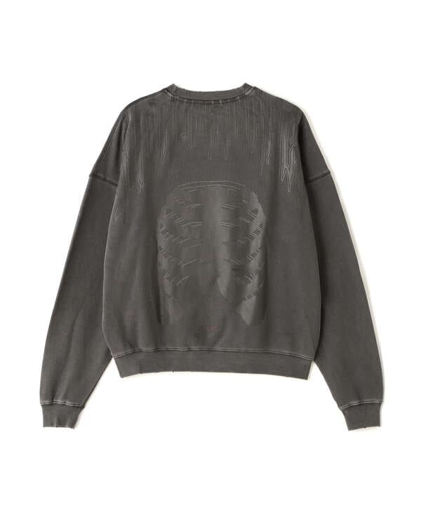 DankeSchon/ダンケシェーン/PIGMENT SWEAT CREWNECK BORN