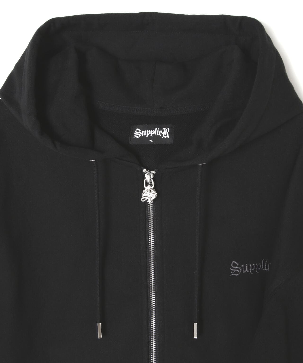 SUPPLIER/サプライヤー/【LHP EXCLUSIVE】CROSS LEATHER ZIP HOODIE