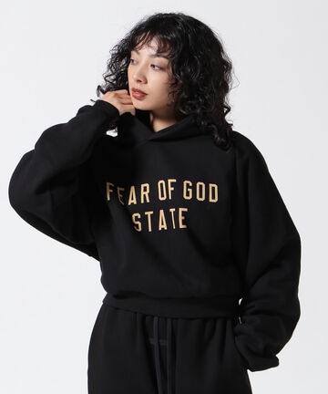 Fear of God ESSENTIALS/FOG エッセンシャルズ/【WOMENS】FLEECE CROPPED HOODIE