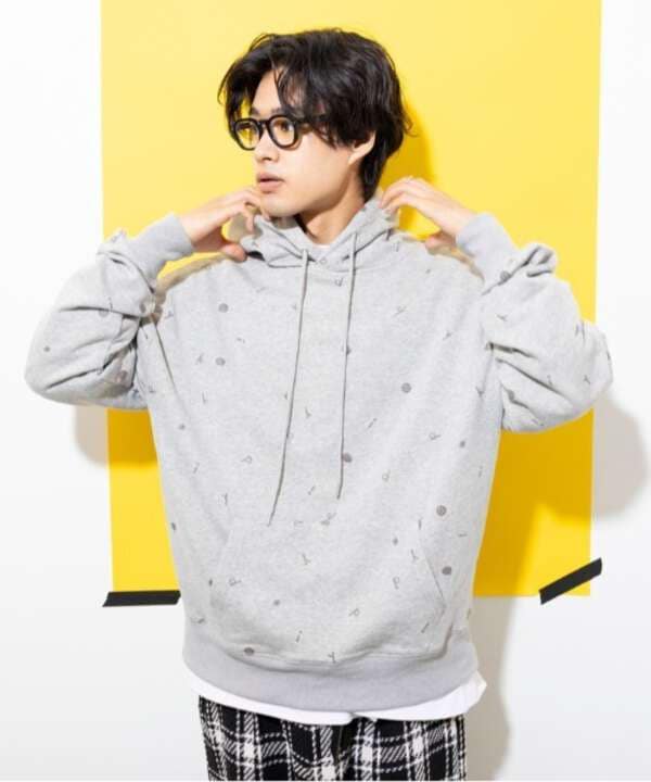 yipyip/イップイップ/MULTI PATTERN SWEAT HOODIE