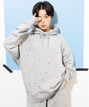 yipyip/イップイップ/MULTI PATTERN SWEAT HOODIE