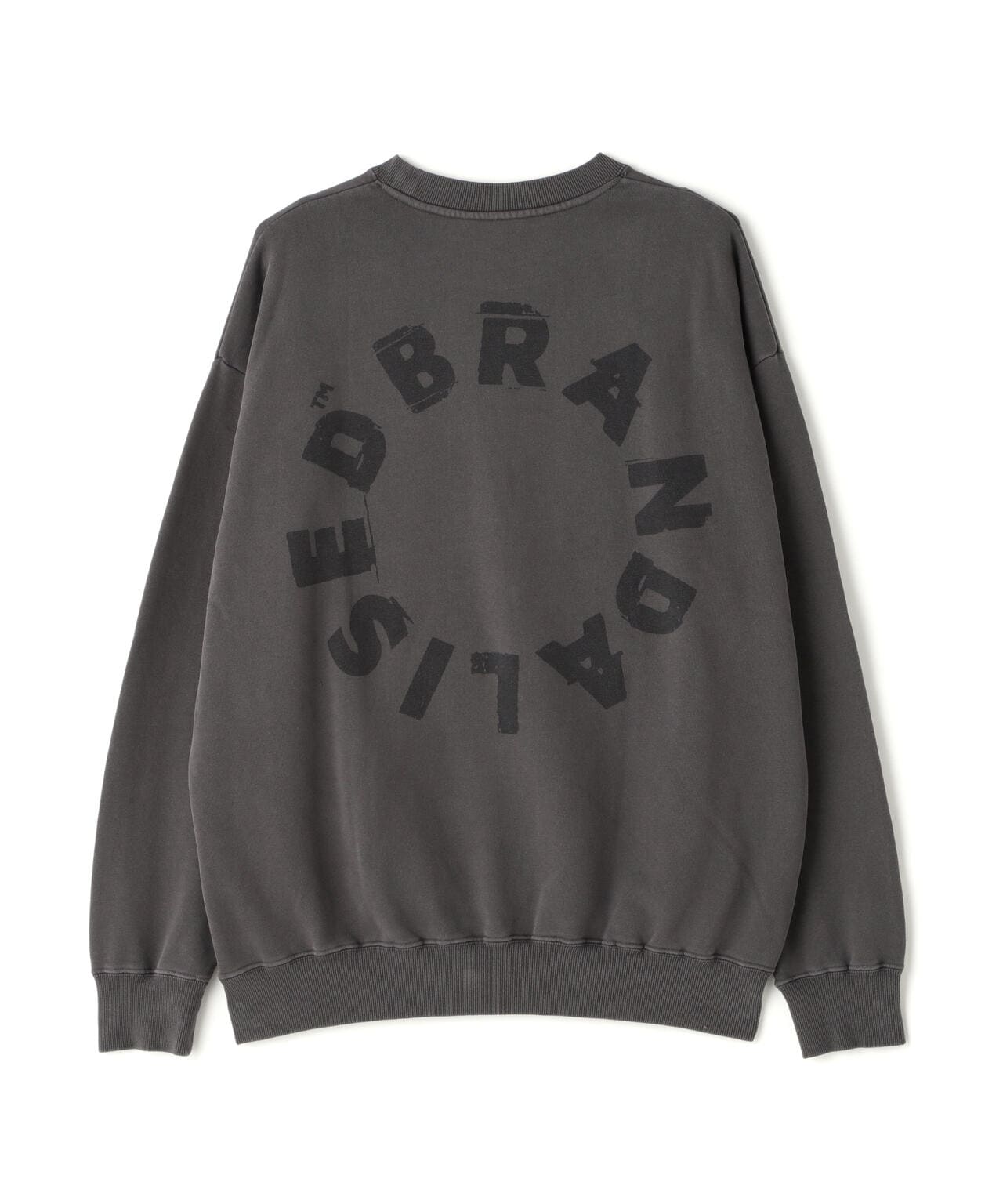 DankeSchon×BRANDALISED/ダンケシェーン×ブランダライズド/SWEAT CREWNECK FLOWER BOMBER