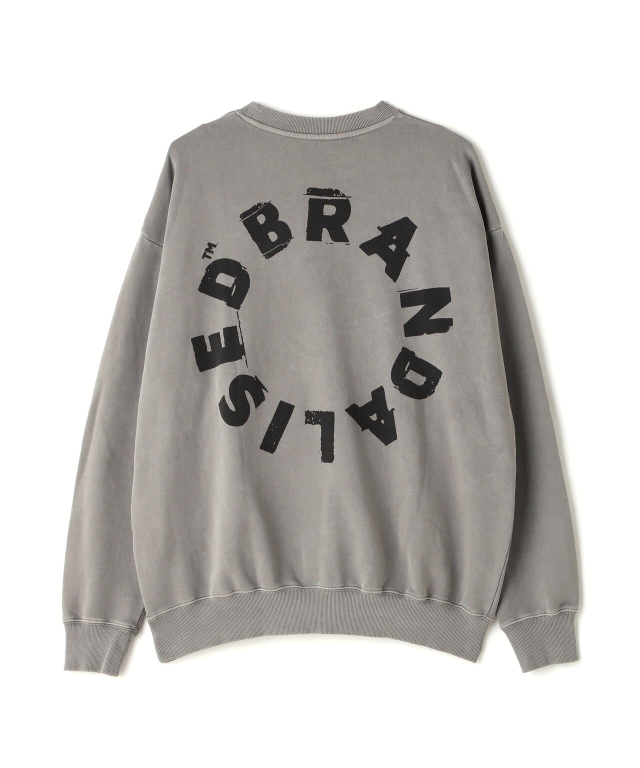 DankeSchon×BRANDALISED/ダンケシェーン×ブランダライズド/SWEAT CREWNECK FLOWER BOMBER