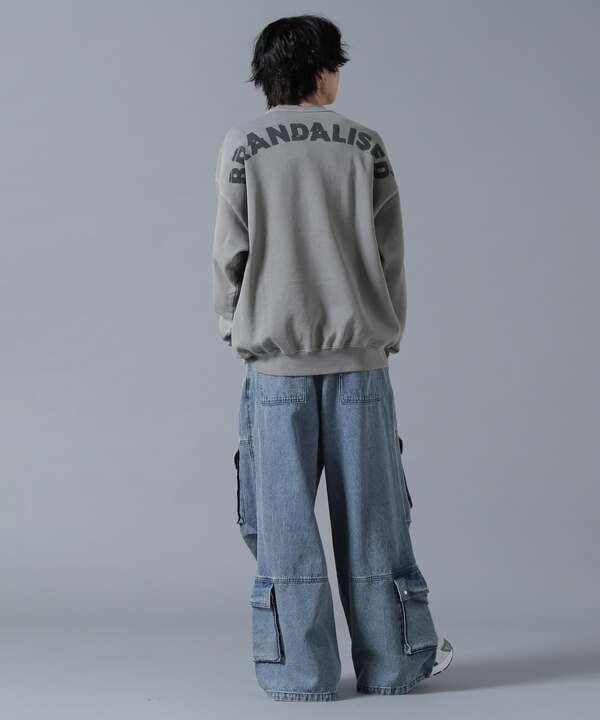 DankeSchon×BRANDALISED/ダンケシェーン×ブランダライズド/SWEAT CREWNECK KEEP MONCKEY