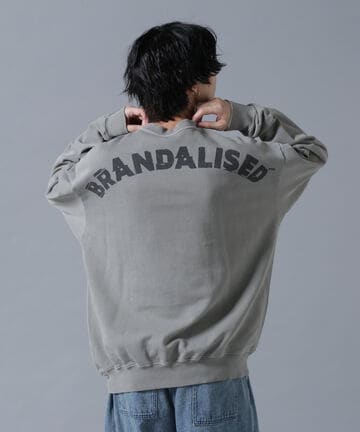 DankeSchon×BRANDALISED/ダンケシェーン×ブランダライズド/SWEAT CREWNECK KEEP MONCKEY