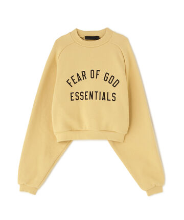 Fear of God ESSENTIALS/FOG エッセンシャルズ/【WOMENS】FLEECE CROPED CREWNECK