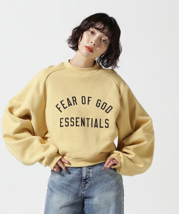 Fear of God ESSENTIALS/FOG エッセンシャルズ/【WOMENS】FLEECE CROPED CREWNECK