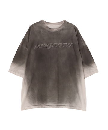 DankeSchon/ダンケシェーン/PIGMENT SPRAYING WRONGWAR S/S TEE/半袖Tシャツ