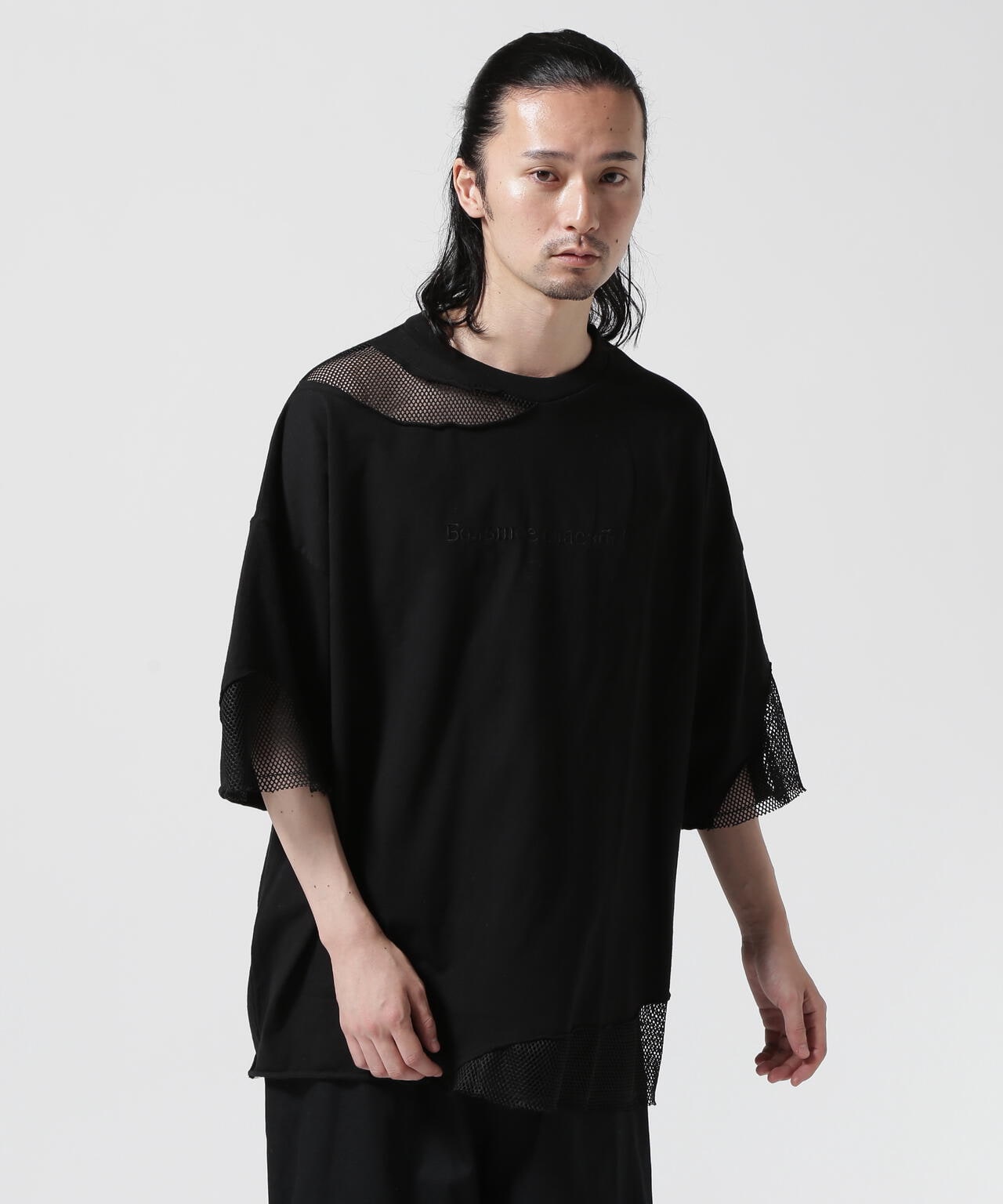 DankeSchon/ダンケシェーン/MESH DAMEGE SS TEE/ダメージ半袖Tシャツ