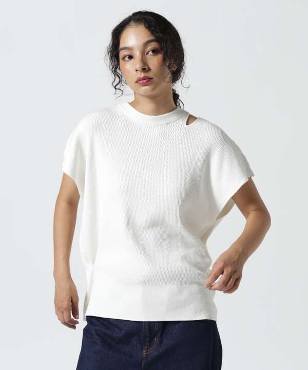 MANOF/マノフ/LAYERED THERMAL KNIT TOPS