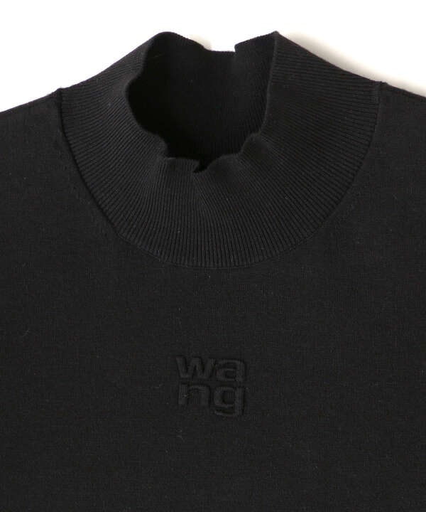 AlexanderWang/アレキサンダーワン/SHORT SLEEVE MOCK NECK TOP WEL