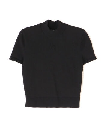 AlexanderWang/アレキサンダーワン/SHORT SLEEVE MOCK NECK TOP WEL