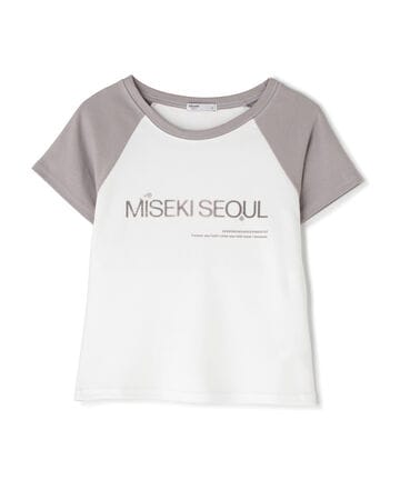 MisekiSEOUL/ミセキソウル/RAGLAN LOGO SHORT SLEEVES