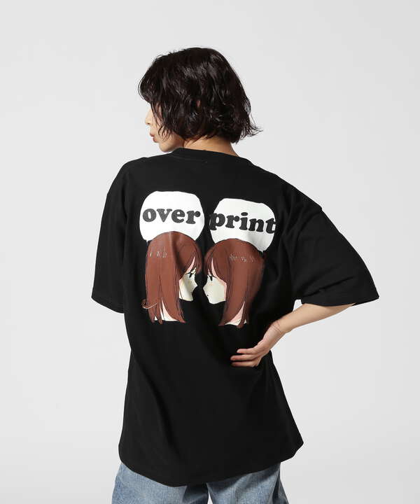 overprint/オーバープリント/each other Tee(brown)