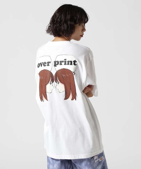 overprint/オーバープリント/each other Tee(brown)