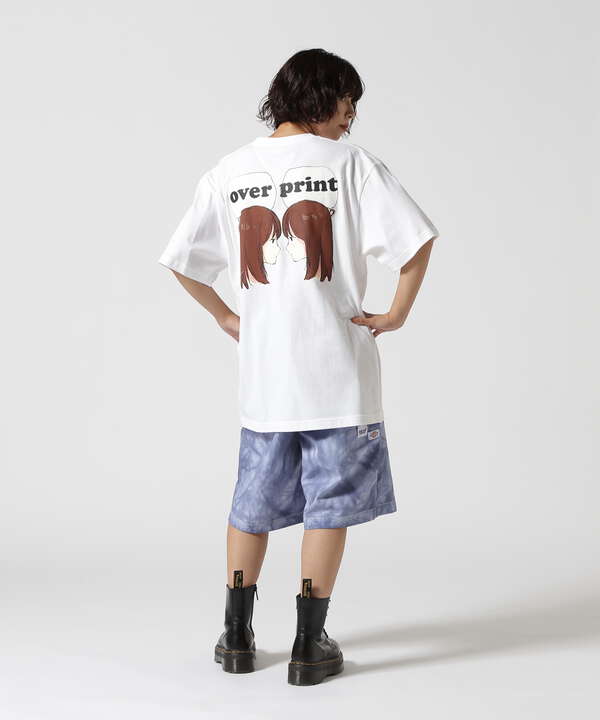 overprint/オーバープリント/each other Tee(brown)