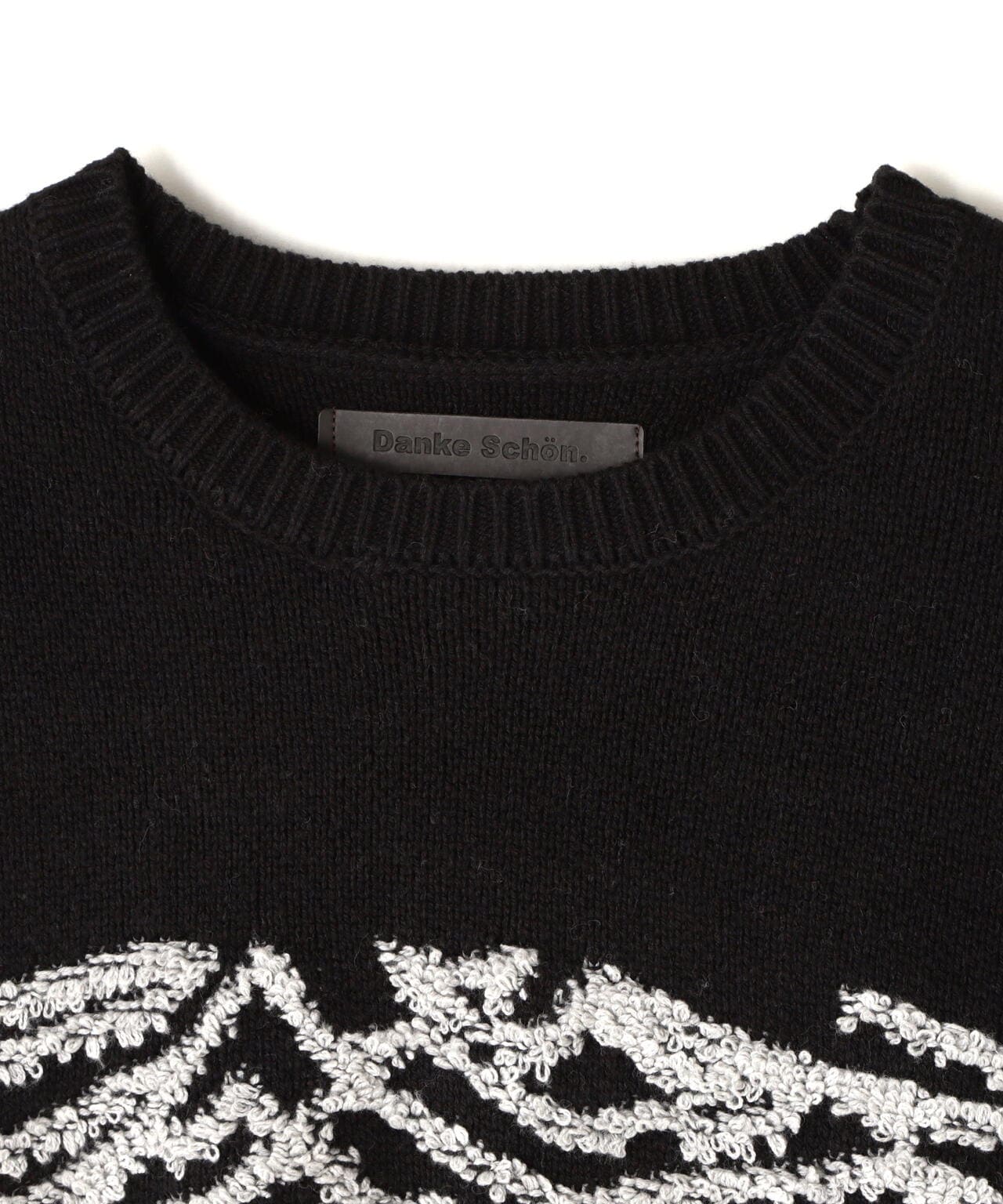 DankeSchon/ダンケシェーン/RV CREWNECK KNIT PULSE