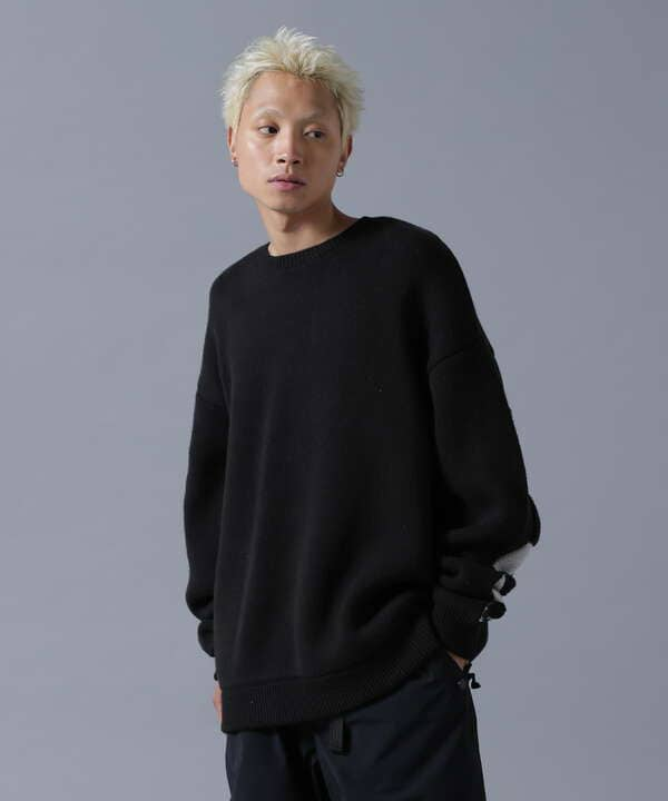 DankeSchon/ダンケシェーン/RV CREWNECK KNIT CHECKER