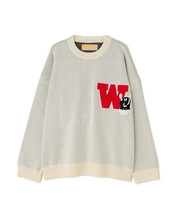 SKOLOCT×WHITELAND/スコロクト×ホワイトランド/DOLLAR PULL KNIT