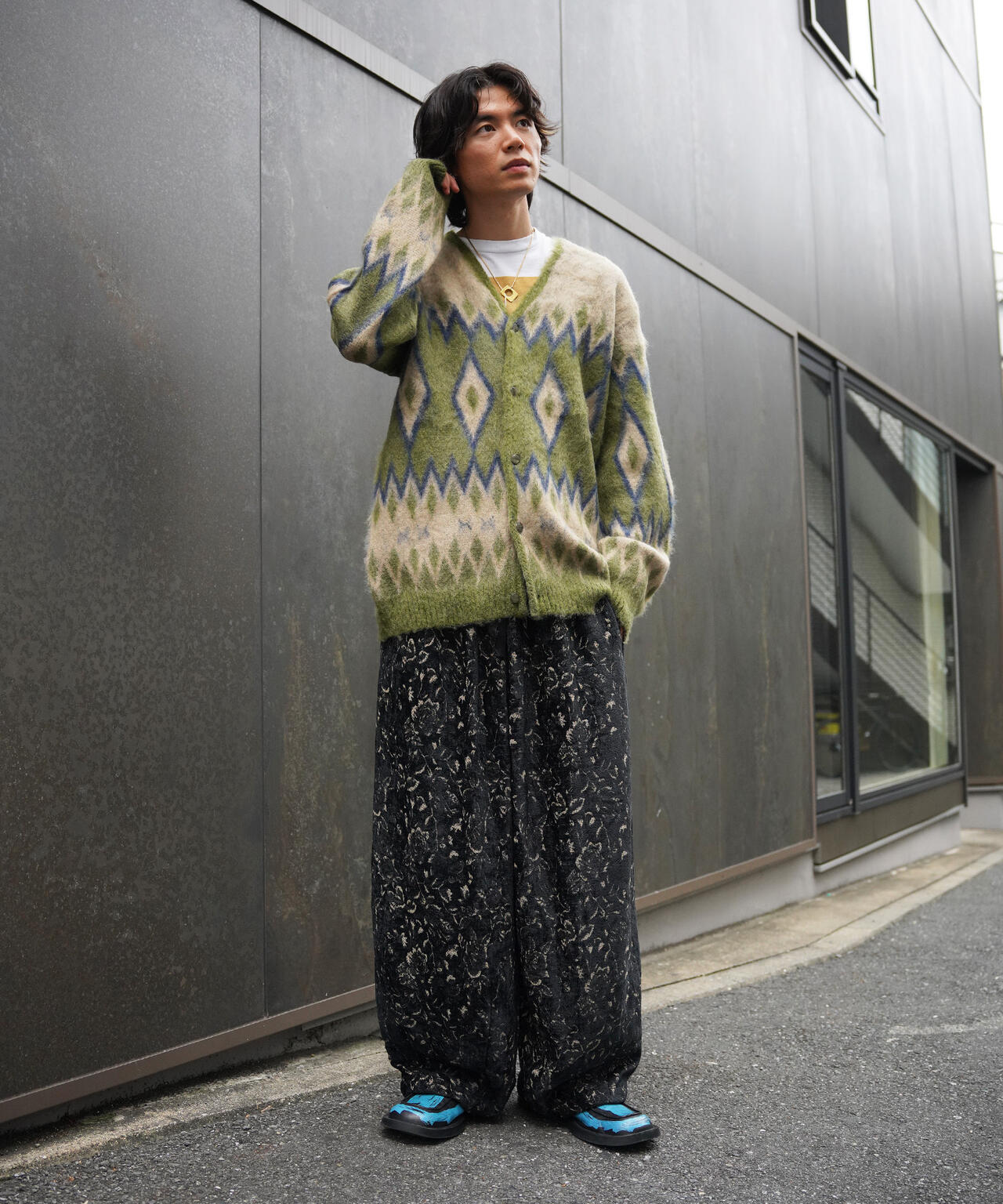 NEEDLES/ニードルズ/MOHAIR CARDIGAN - DIAMOND