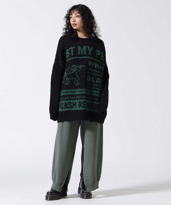 MM6 MaisonMargiela/エムエムシックス メゾンマルジェラ/LOST MY PET WOOL KNIT