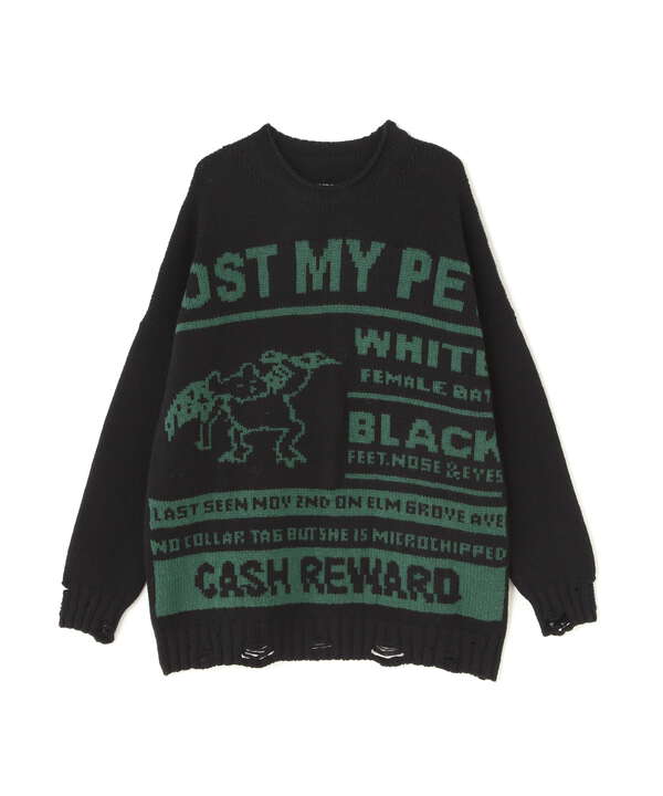 MM6 MaisonMargiela/エムエムシックス メゾンマルジェラ/LOST MY PET WOOL KNIT