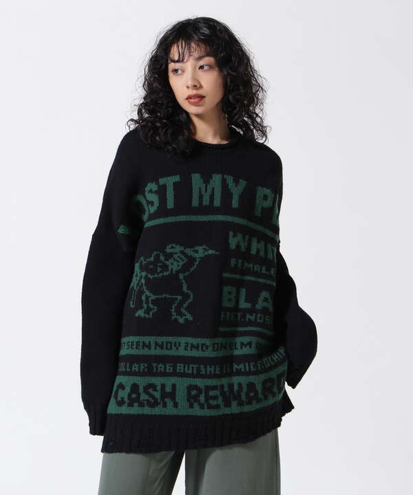 MM6 MaisonMargiela/エムエムシックス メゾンマルジェラ/LOST MY PET WOOL KNIT