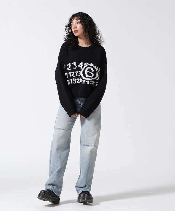 MM6 MaisonMargiela/エムエムシックス メゾンマルジェラ/Crewneck Knit