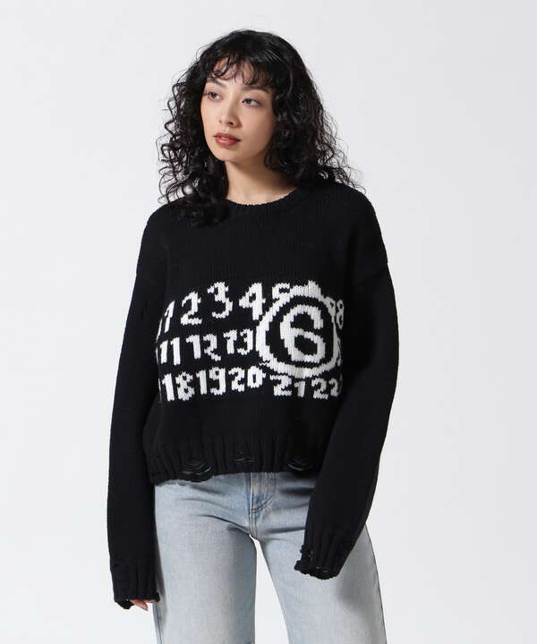 MM6 MaisonMargiela/エムエムシックス メゾンマルジェラ/Crewneck Knit