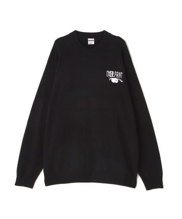 overprint/オーバープリント/EYE COTTON KNIT