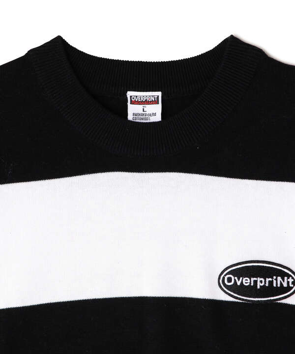 overprint/オーバープリント/BOADER COTTON KNIT