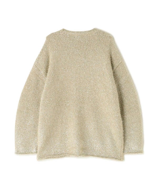 MANOF/マノフ/SHAGGY LAME KNIT TOPS