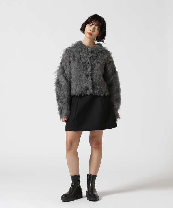 CLANE/クラネ/SHAGGY SHORT KNIT CARDIGAN