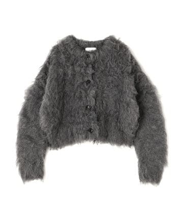 CLANE/クラネ/SHAGGY SHORT KNIT CARDIGAN