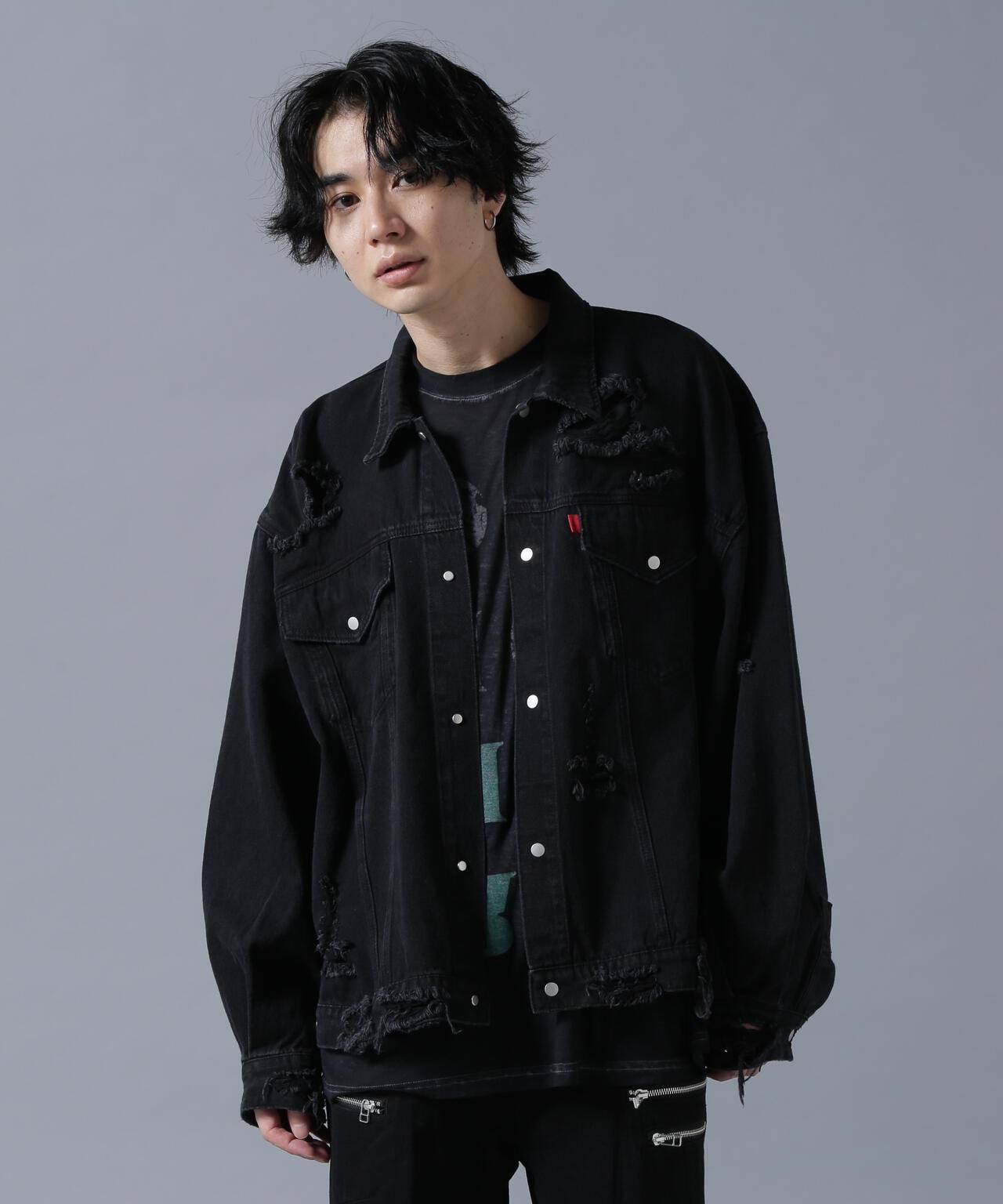 DankeSchon/ダンケシェーン/11pz DAMAGE DENIM JACKET