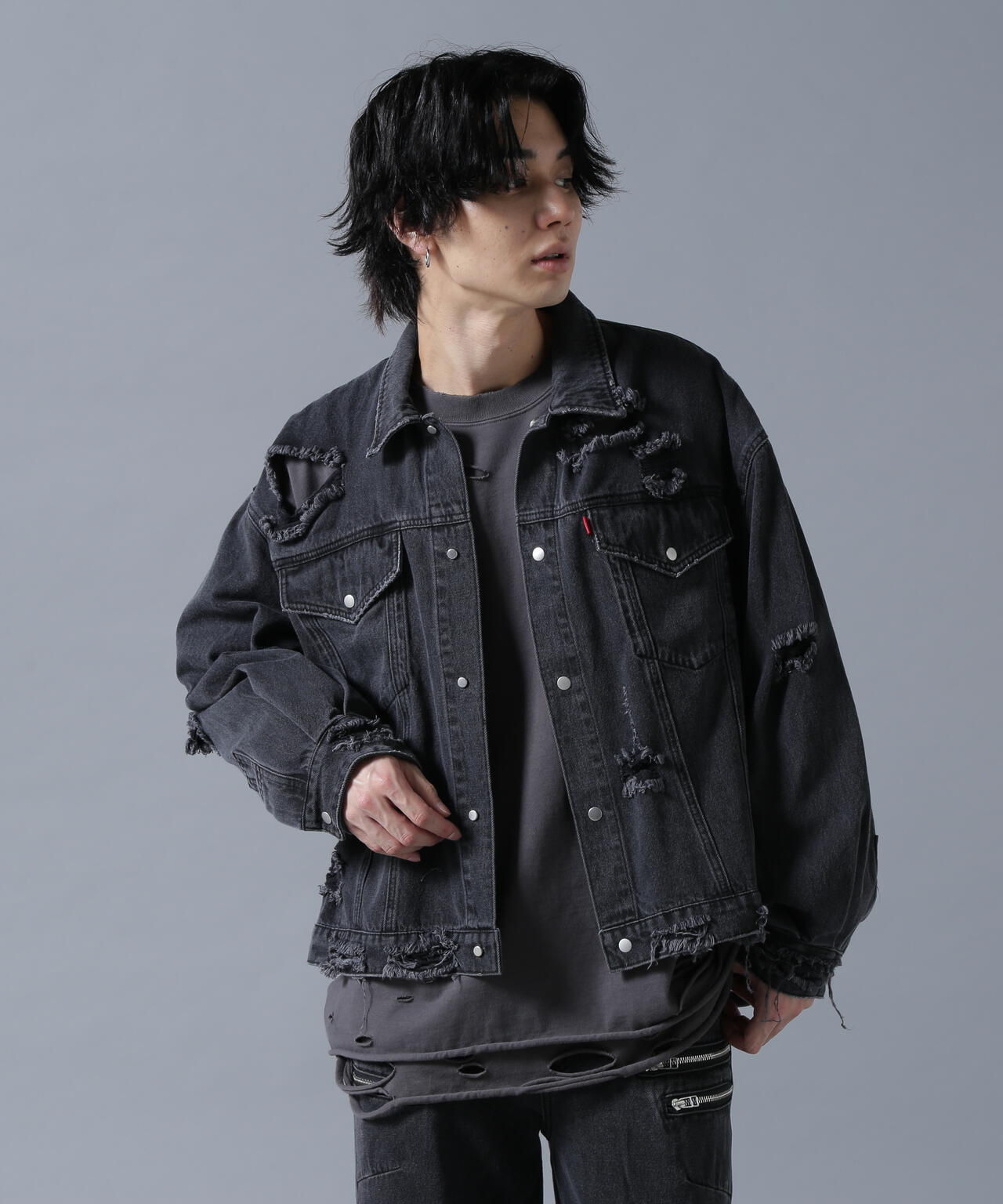 DankeSchon/ダンケシェーン/11pz DAMAGE DENIM JACKET