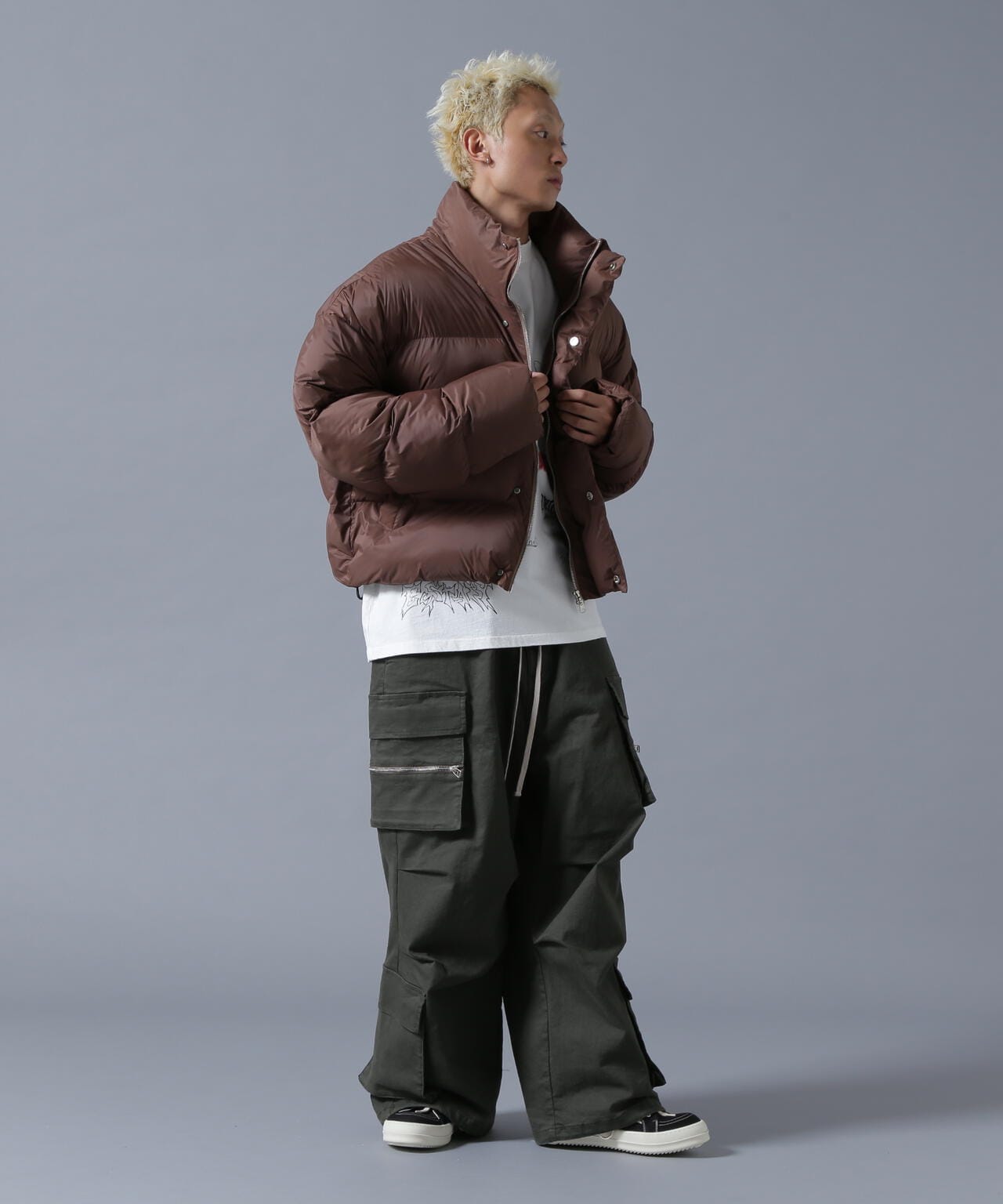 DankeSchon/ダンケシェーン/NYLON STAND SHORT BLOUSON