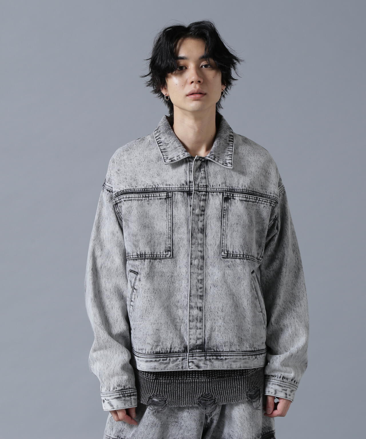 DankeSchon/ダンケシェーン/CHEMICALBLEACH DENIM JACKET