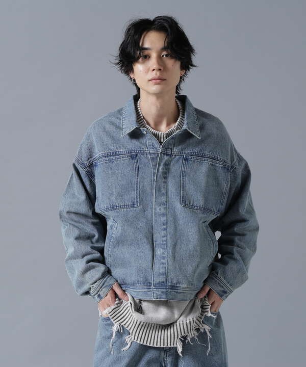 DankeSchon/ダンケシェーン/CHEMICALBLEACH DENIM JACKET