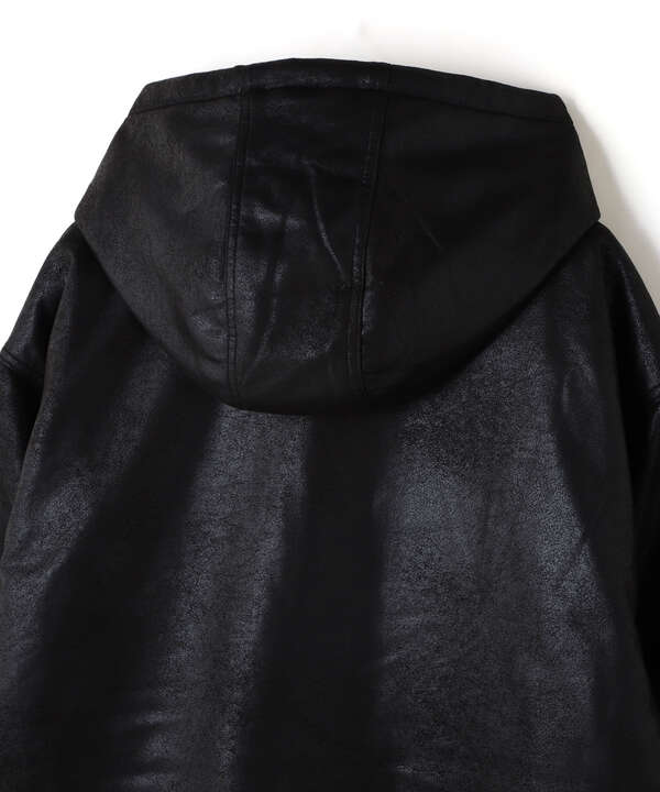 DankeSchon/ダンケシェーン/ECOLEATHER HOOD BLOUSON