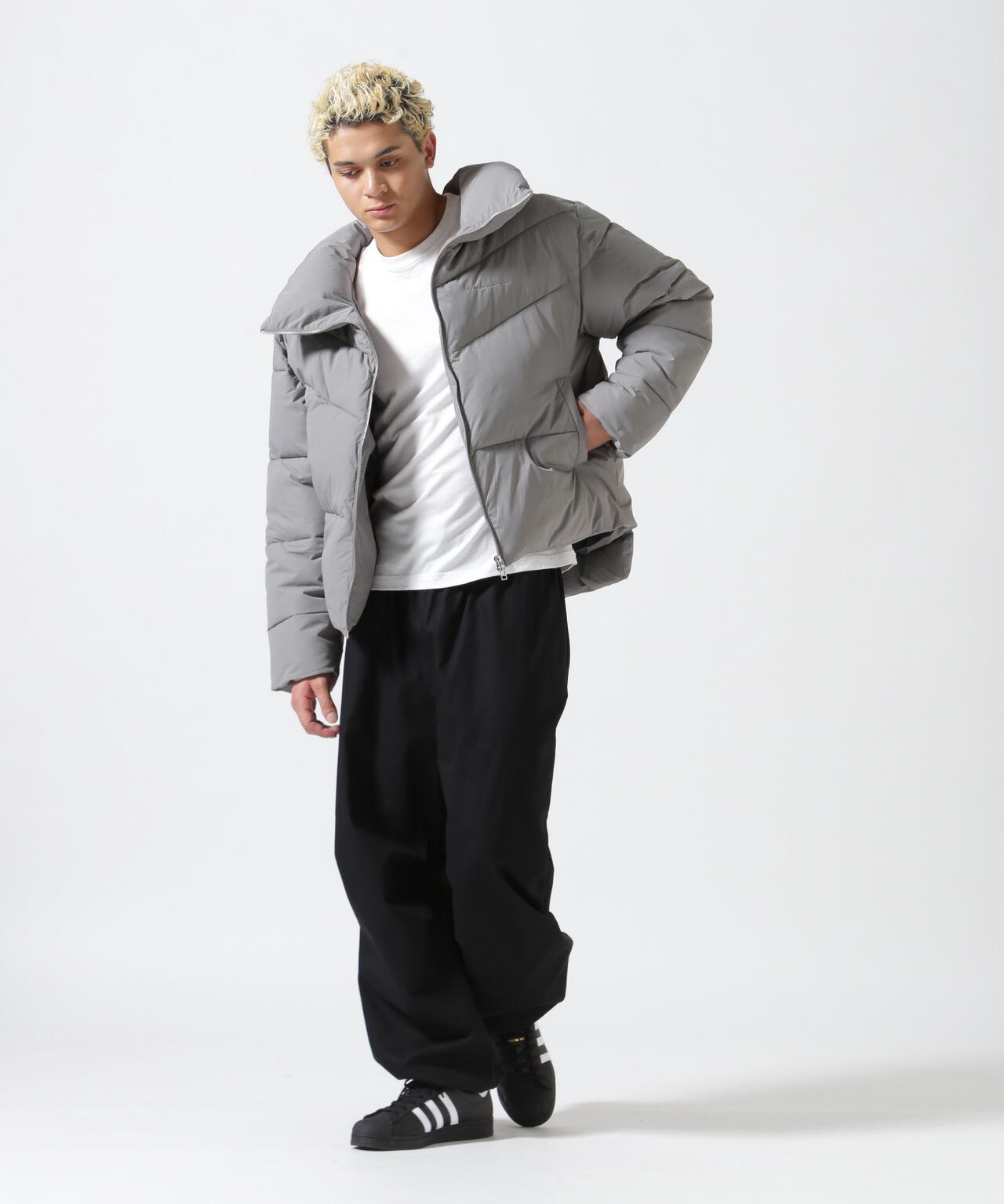 【WEB&DEPOT限定】Dankeschon/ダンケシェーン/LAYER NYLON BACKZIP BLOUSON