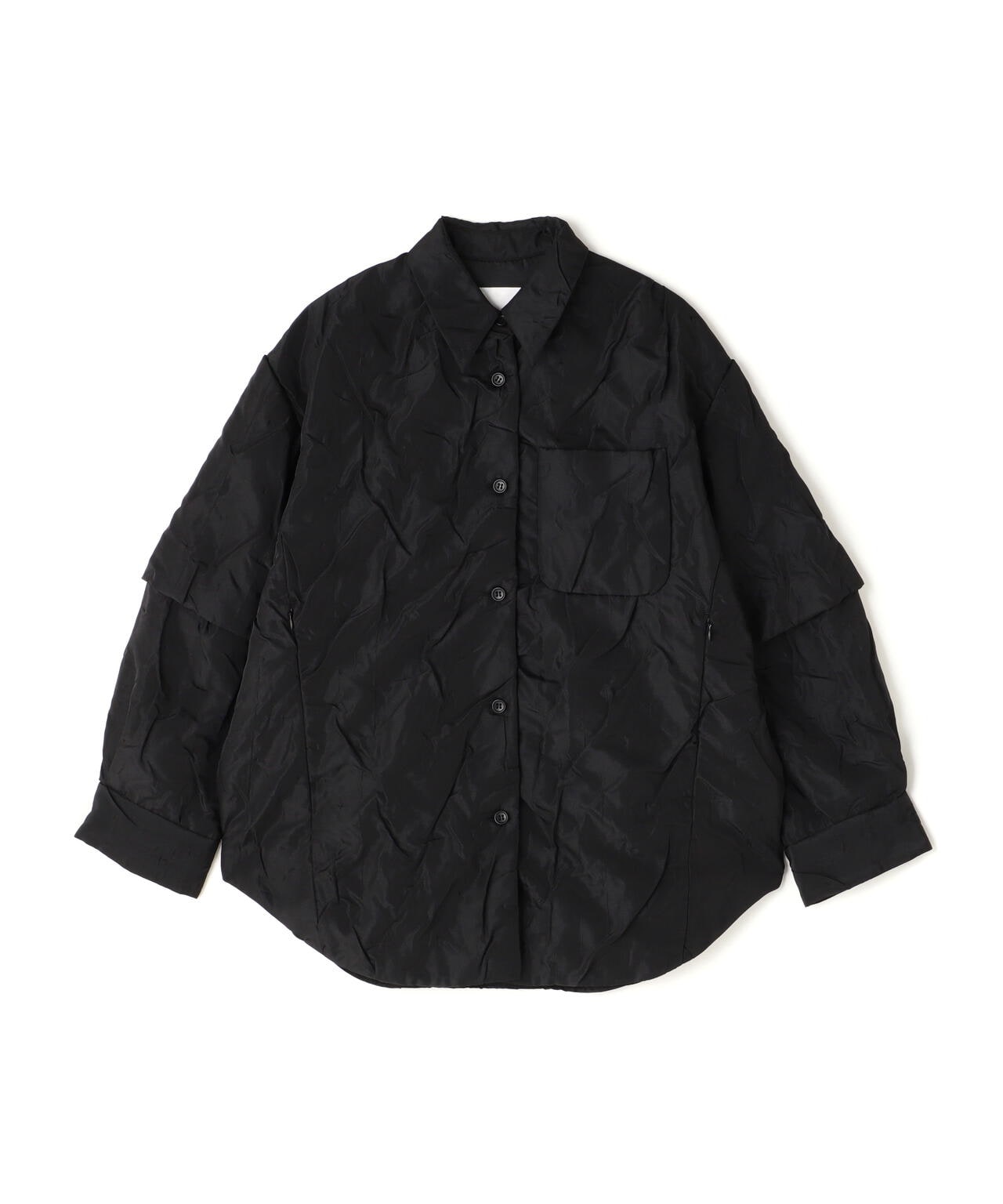 CLANE/クラネ/PADDED CRUMPLY SHIRT JACKET